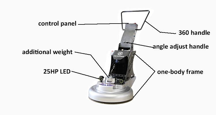 High Glossy High Speed Polisher Machine 700HP function