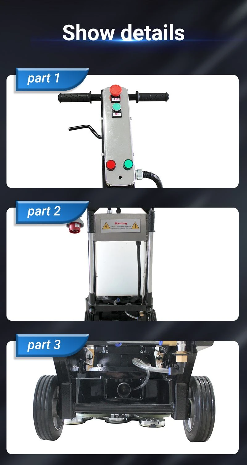Professional garage floor grinding machine